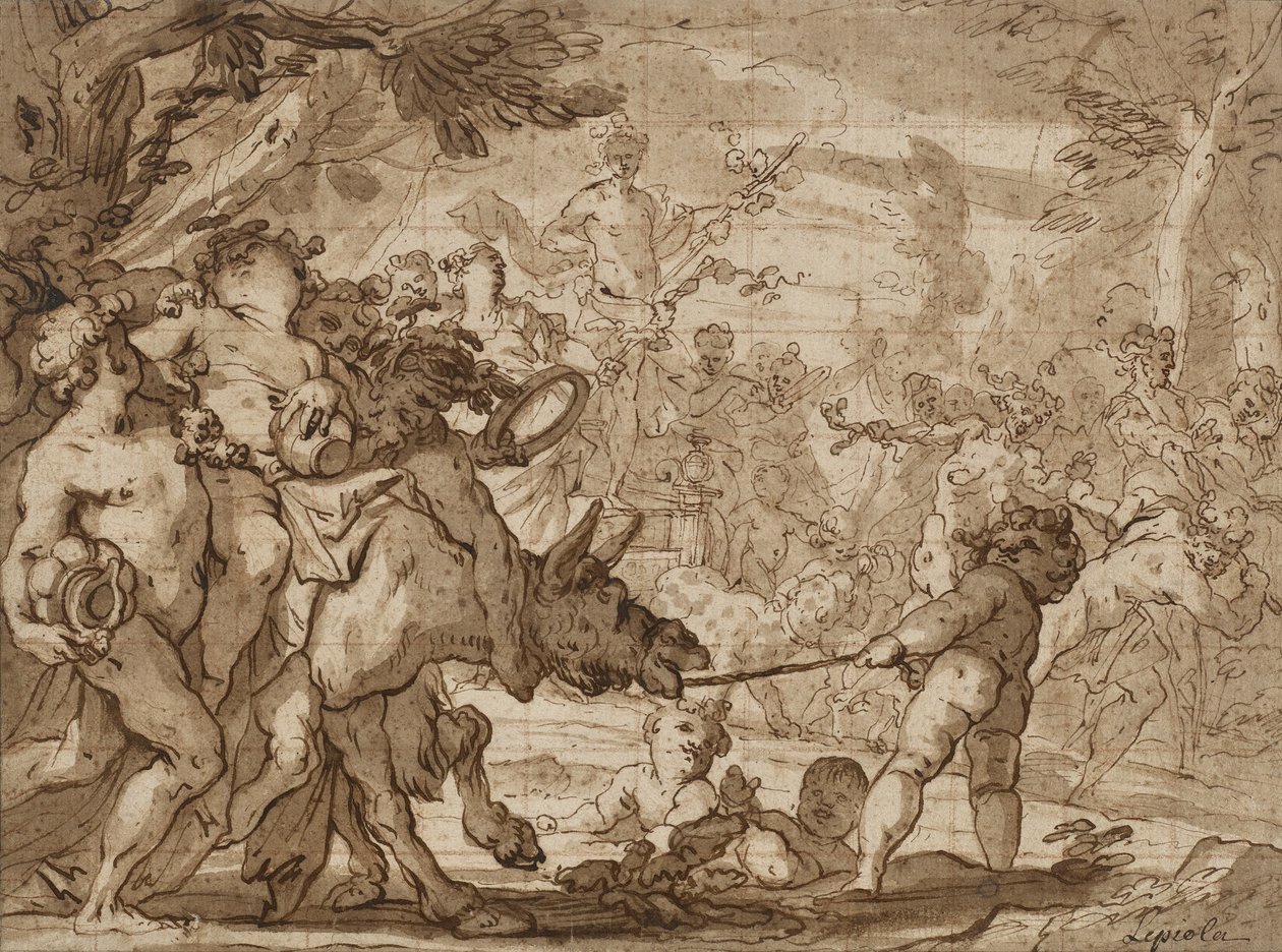 Il trionfo di Bacco, c.1642-1703 da Domenico the Elder Piola