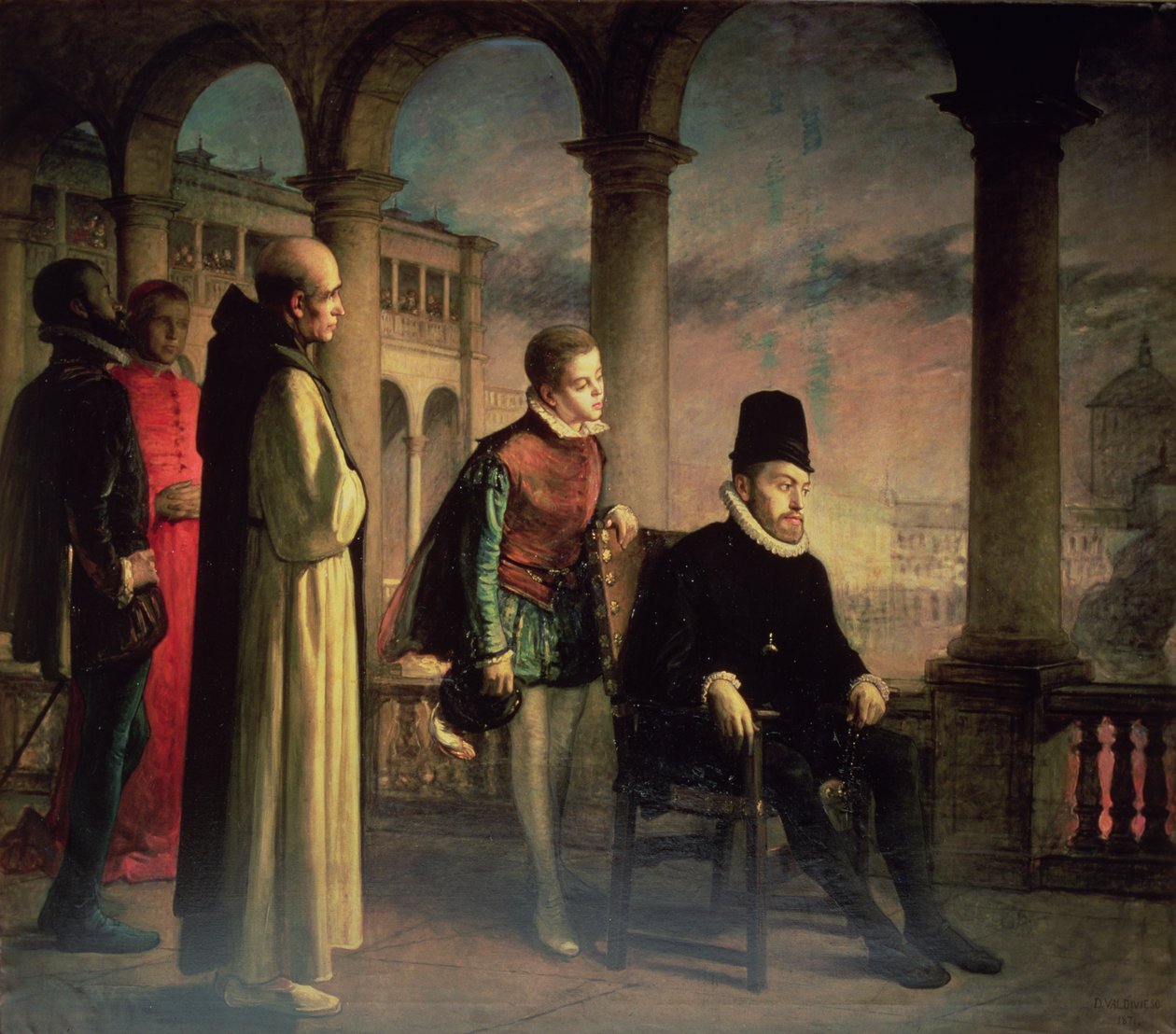 Filippo II dichiara la sua fede da Domingo Valdivieso