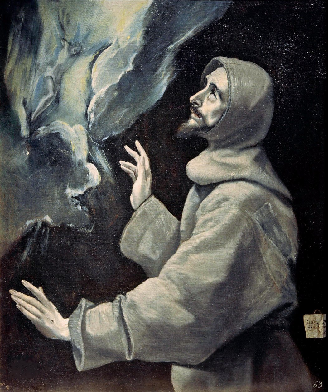 San Francesco riceve le stimmate da Dominico El Greco