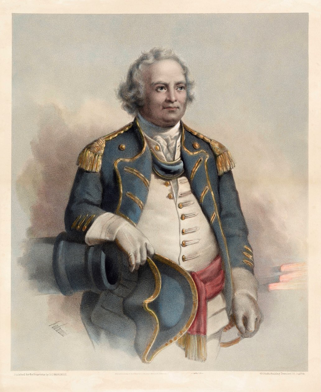 Maggiore Generale Israel Putnam, pub. 1864 da Dominique C. Fabronius