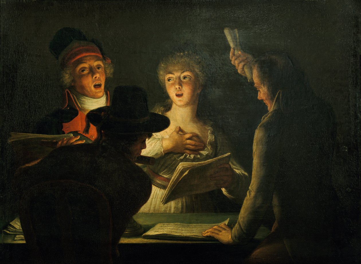 I cantanti patriottici, 1794 da Dominique Doncre