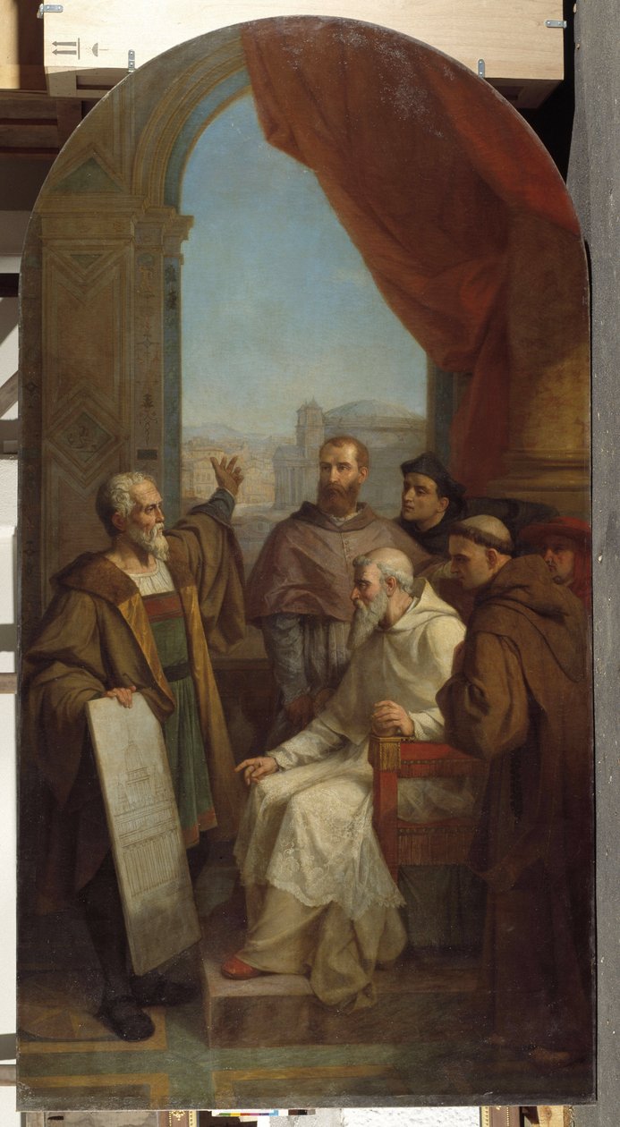 Architettura: il pittore e scultore italiano Michelangelo Buonarroti noto come Michelangelo da Dominique Magaud