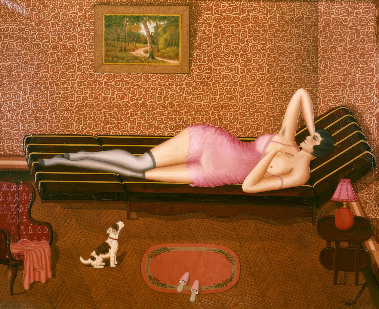 Sonno pomeridiano estivo (Donna sdraiata) da Dominique Peyronnet