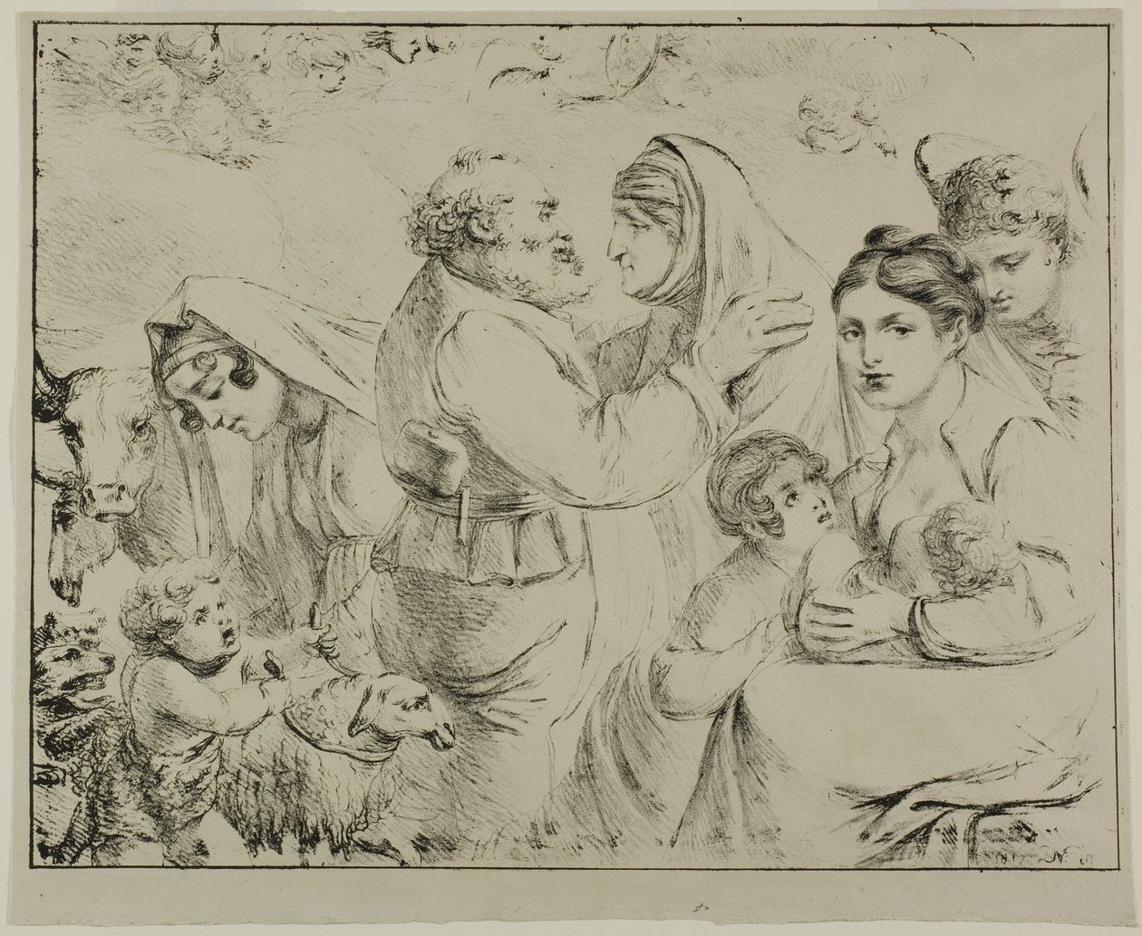 Allegoria della Felicità Materna da Dominique Vivant Denon