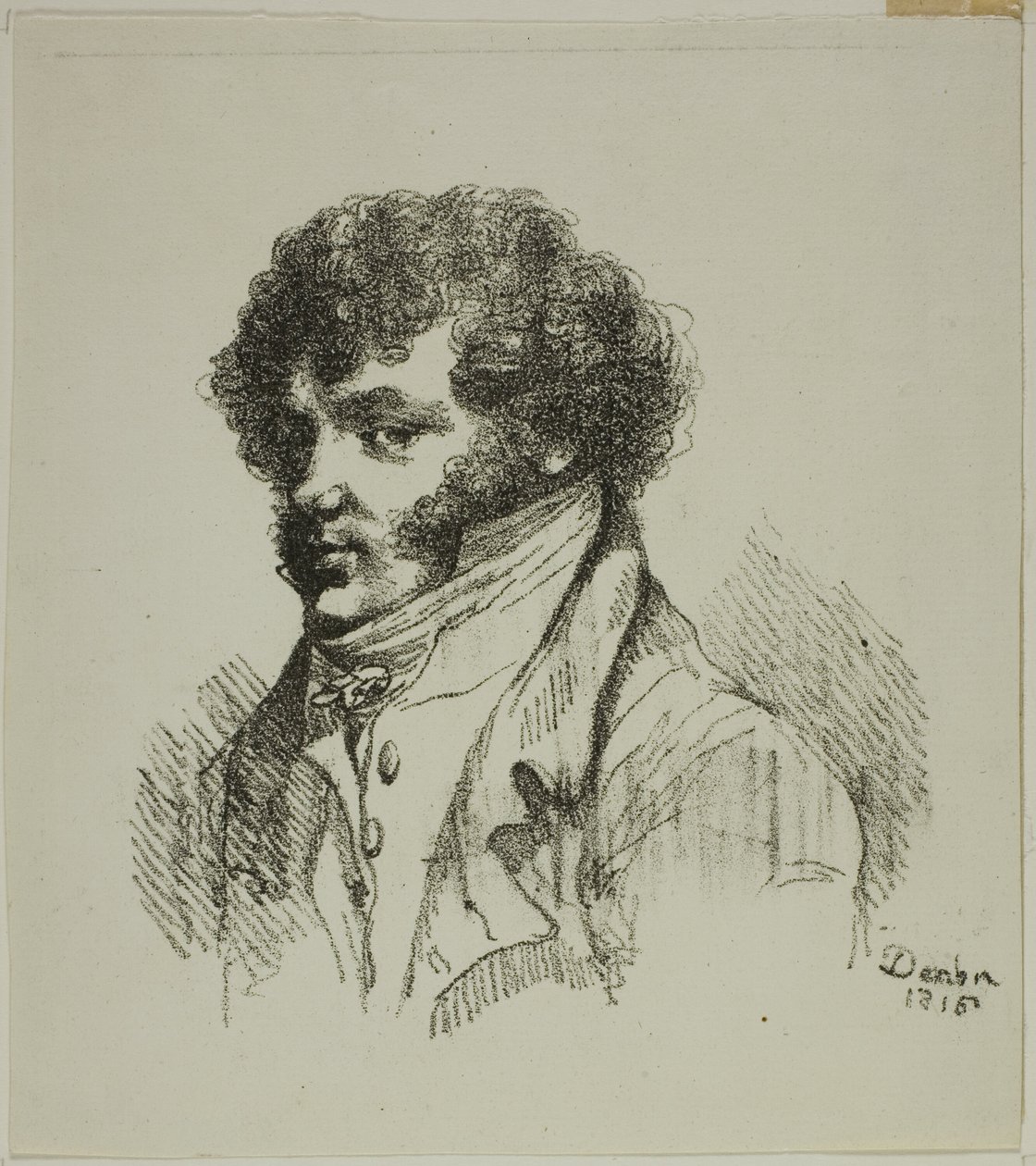 Ritratto di Brunet, stampatore da Dominique Vivant Denon