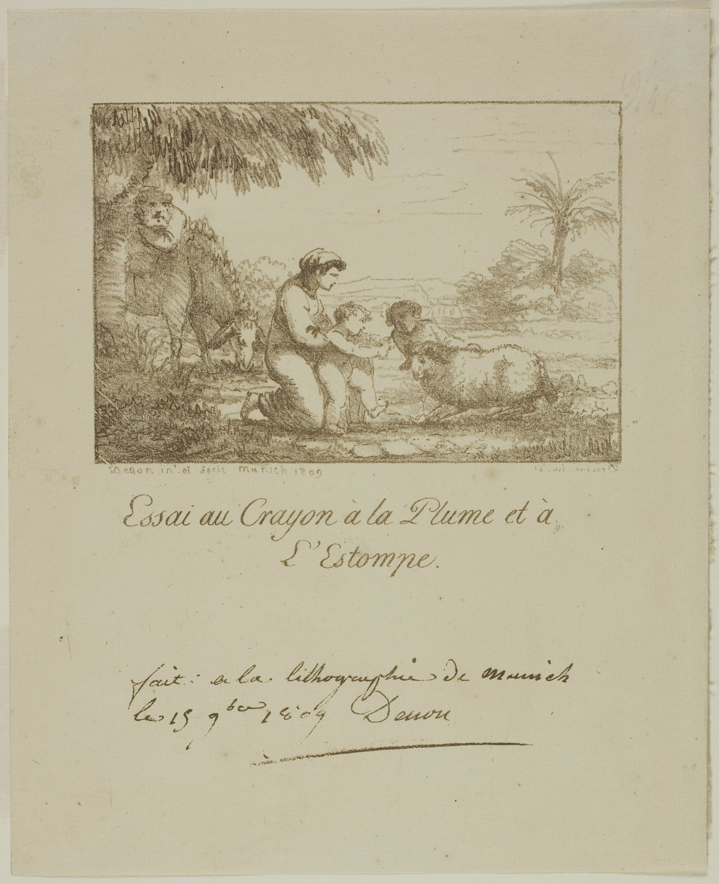 La Sacra Famiglia da Dominique Vivant Denon