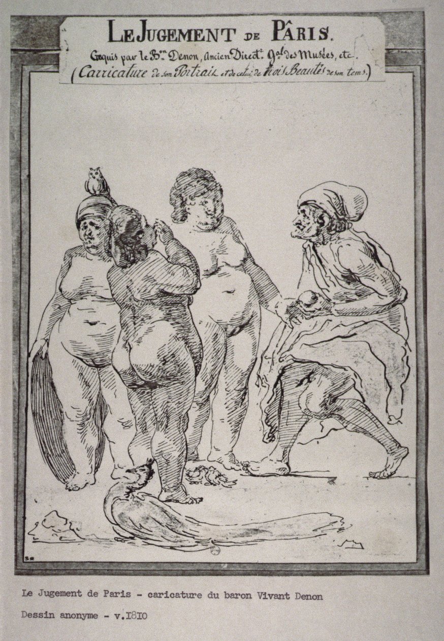 Il giudizio di Paride da Dominique Vivant Denon