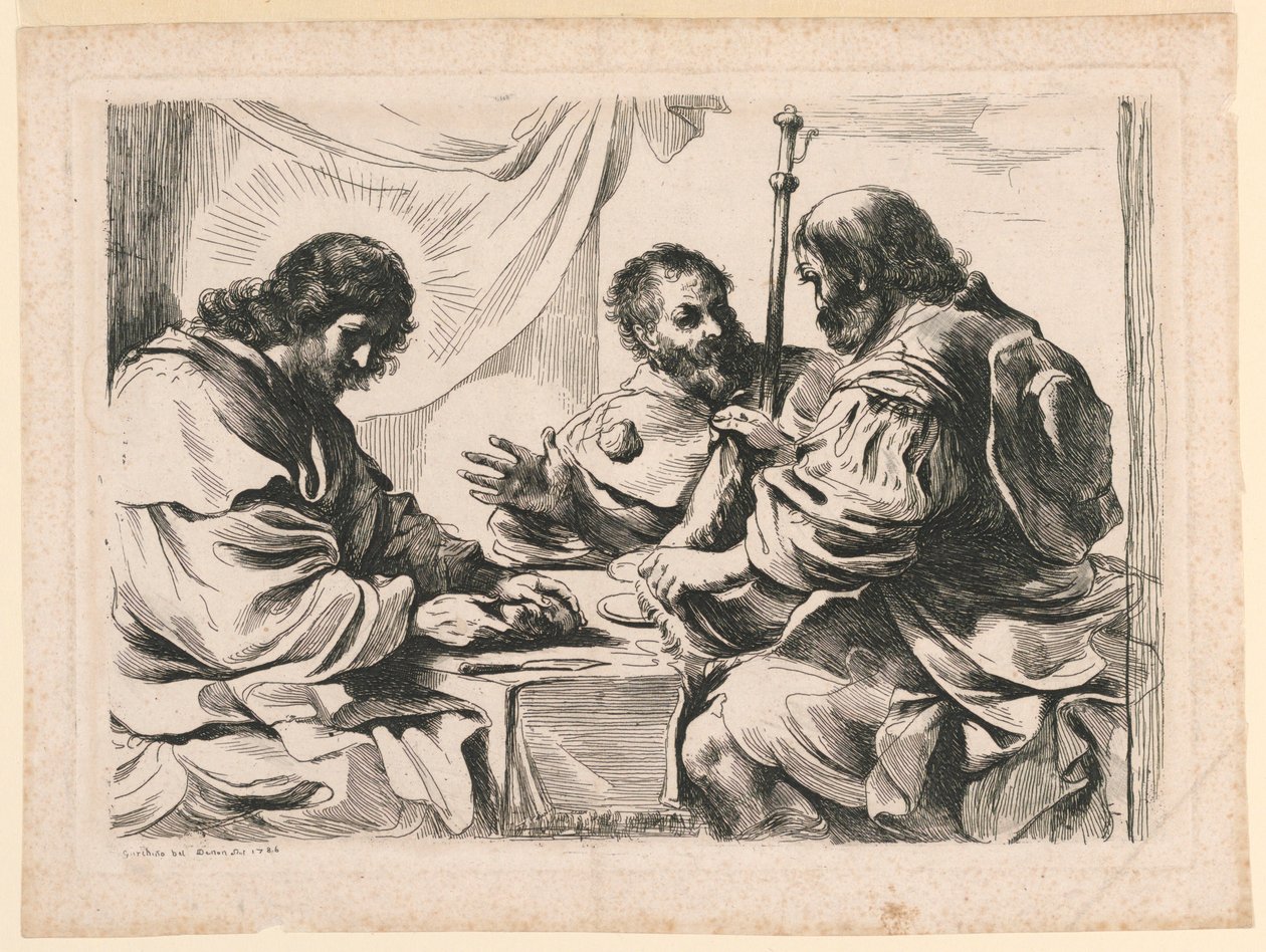 La cena di Emmaus da Dominique Vivant Denon