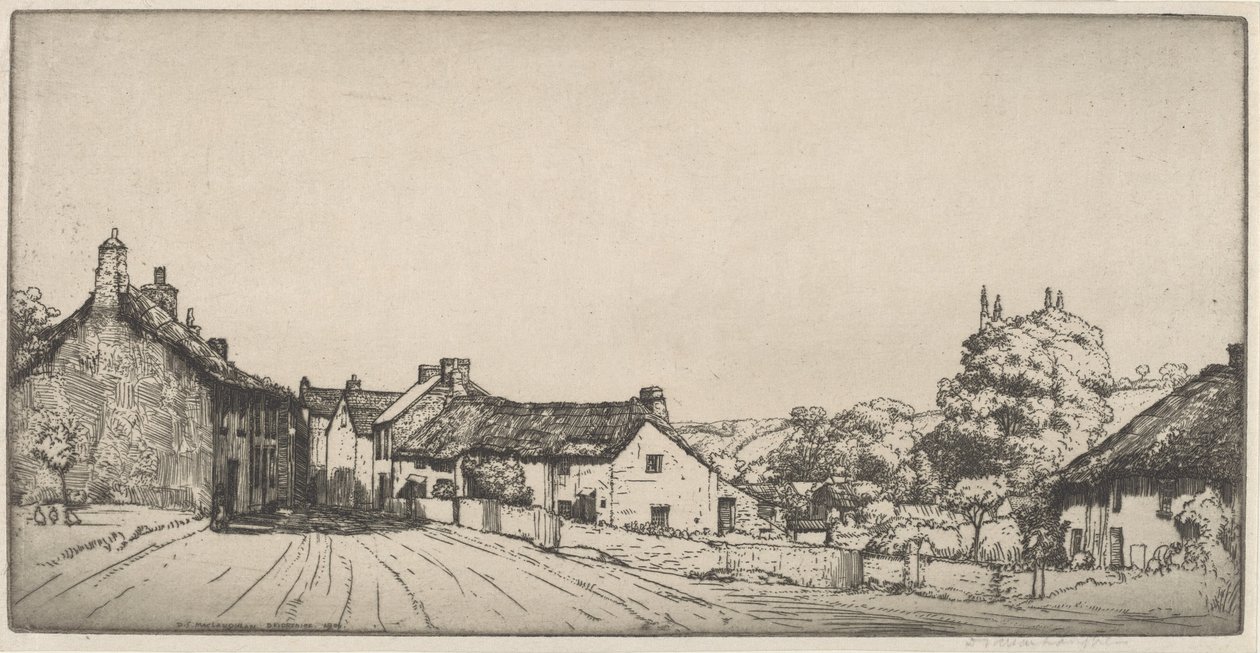 Un villaggio del Devonshire da Donald Shaw MacLaughlan