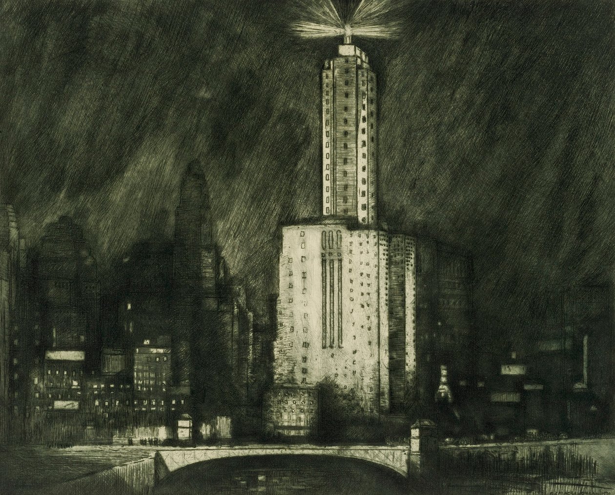 Chicago, la Wacker Drive da Donald Shaw MacLaughlan