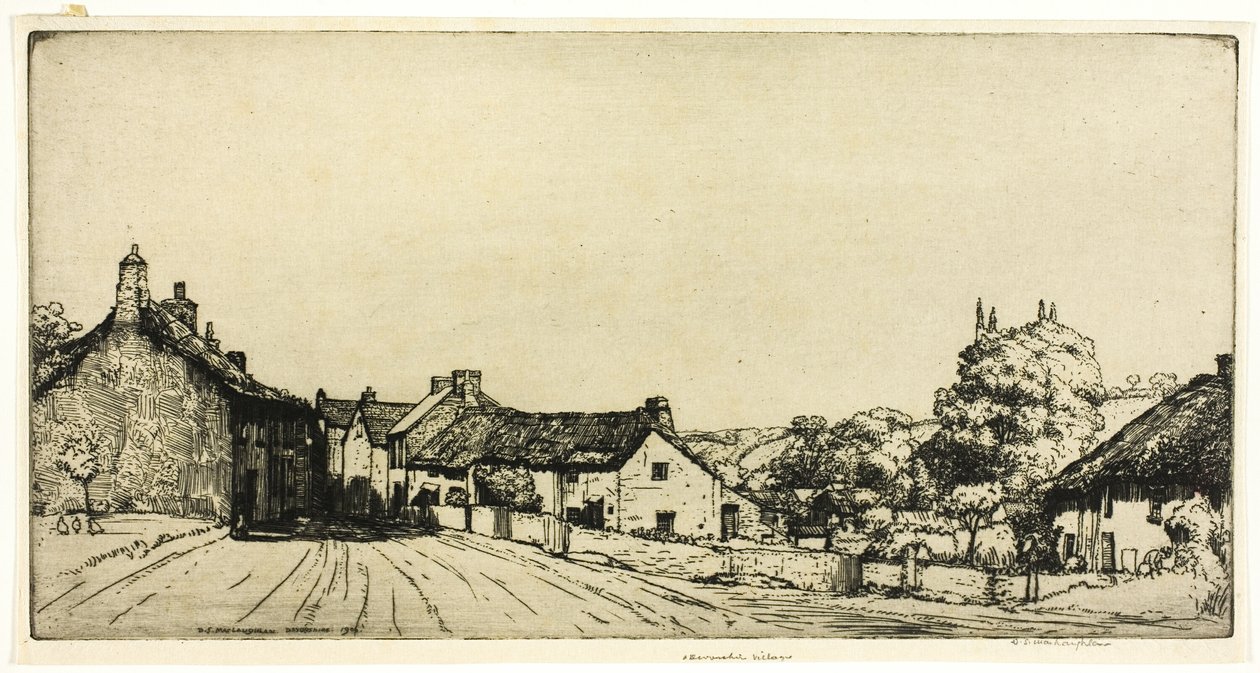 Villaggio del Devonshire da Donald Shaw MacLaughlan
