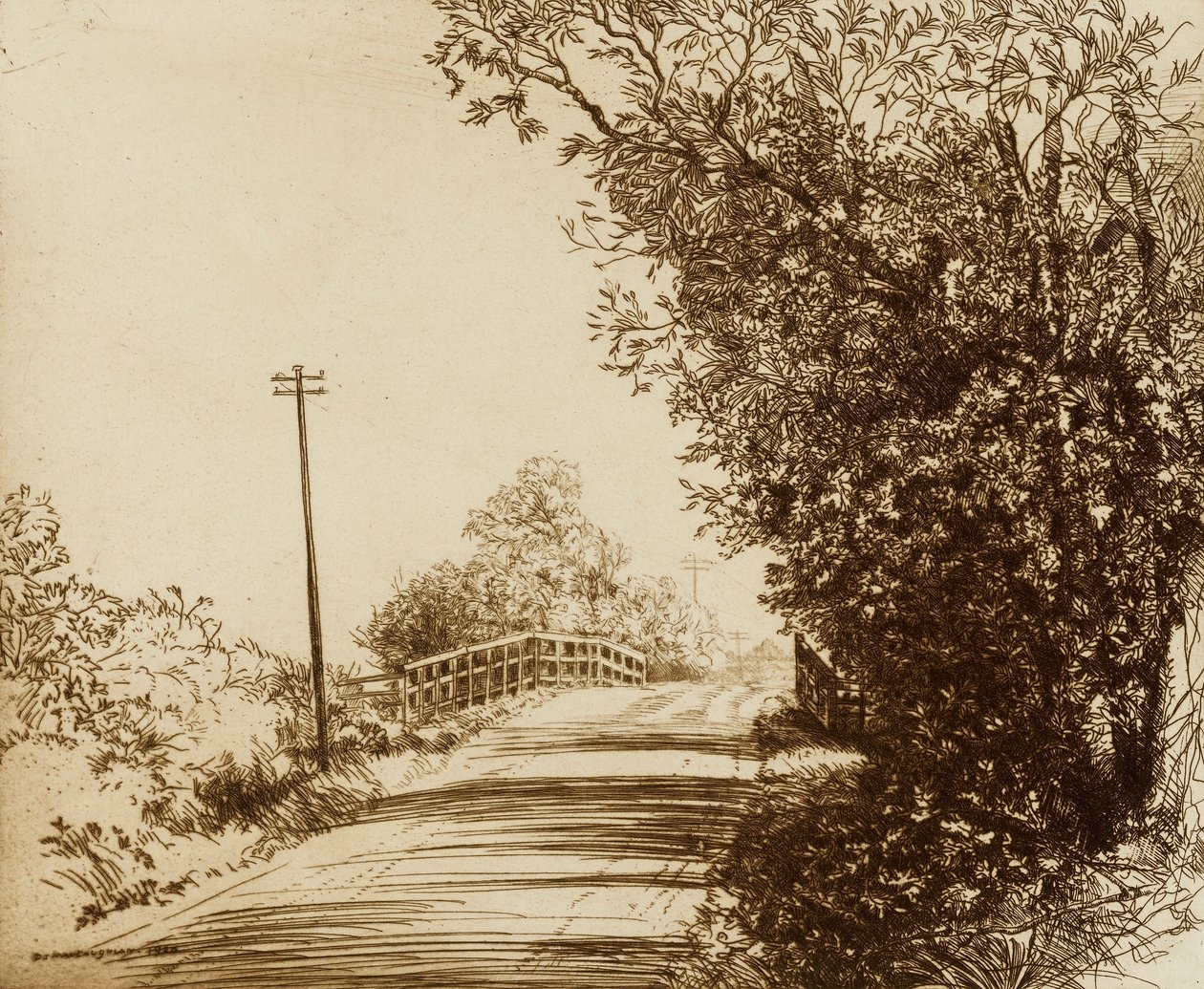 Ciglio della strada di Iden da Donald Shaw MacLaughlan