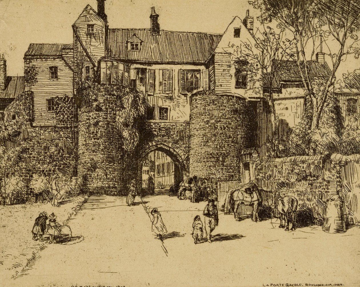 La Porte Gayole, Boulogne sur Mer da Donald Shaw MacLaughlan