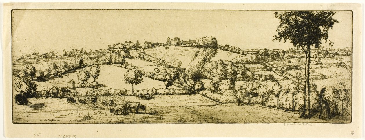 Paesaggio, Bretagna da Donald Shaw MacLaughlan