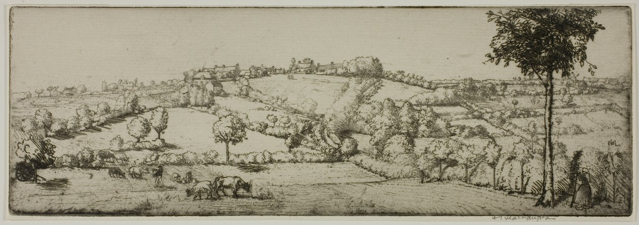 Paesaggio, Bretagna da Donald Shaw MacLaughlan