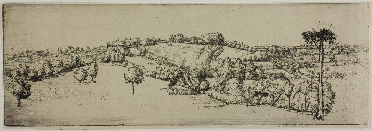 Paesaggio, Bretagna da Donald Shaw MacLaughlan