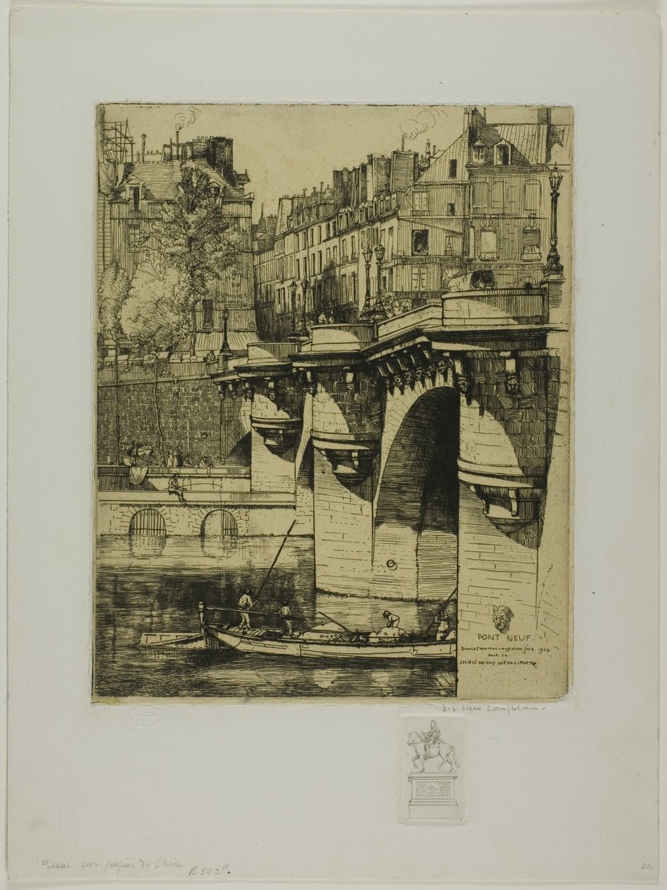 Le Pont Neuf, Parigi da Donald Shaw MacLaughlan