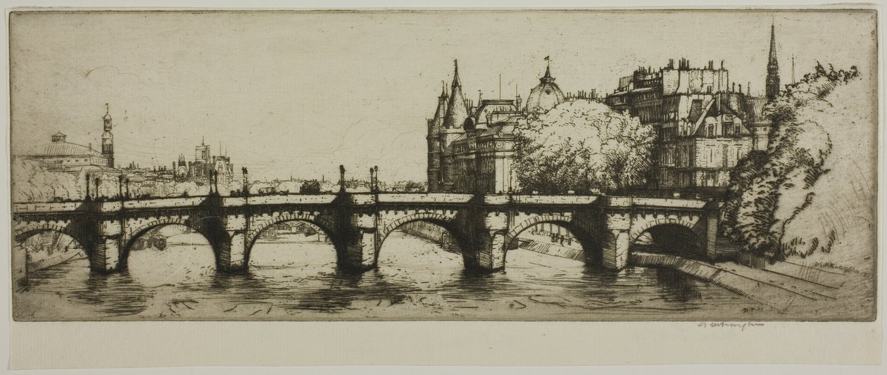 Le Pont Neuf, Parigi da Donald Shaw MacLaughlan