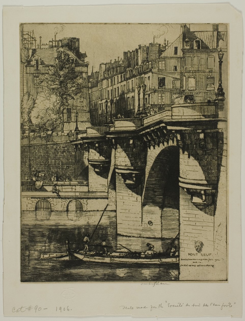 Le Pont Neuf, Parigi da Donald Shaw MacLaughlan
