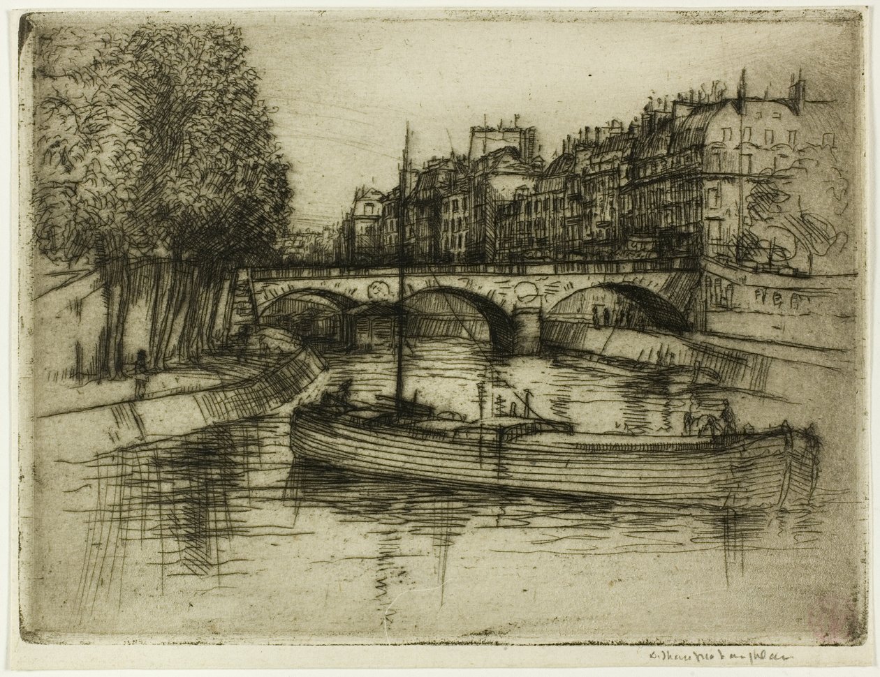 Il Ponte St. Michel, Parigi da Donald Shaw MacLaughlan