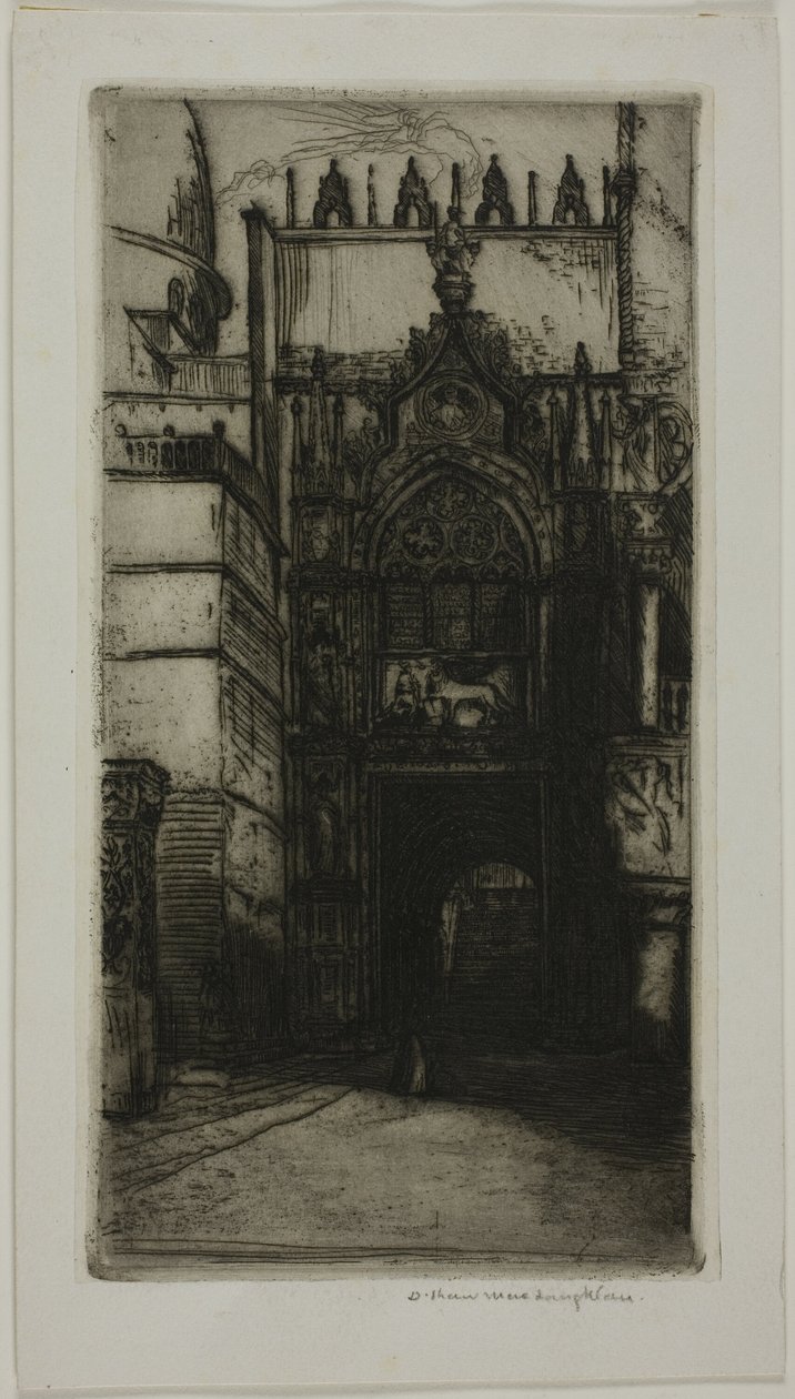 Portale del Palazzo Ducale, Venezia da Donald Shaw MacLaughlan