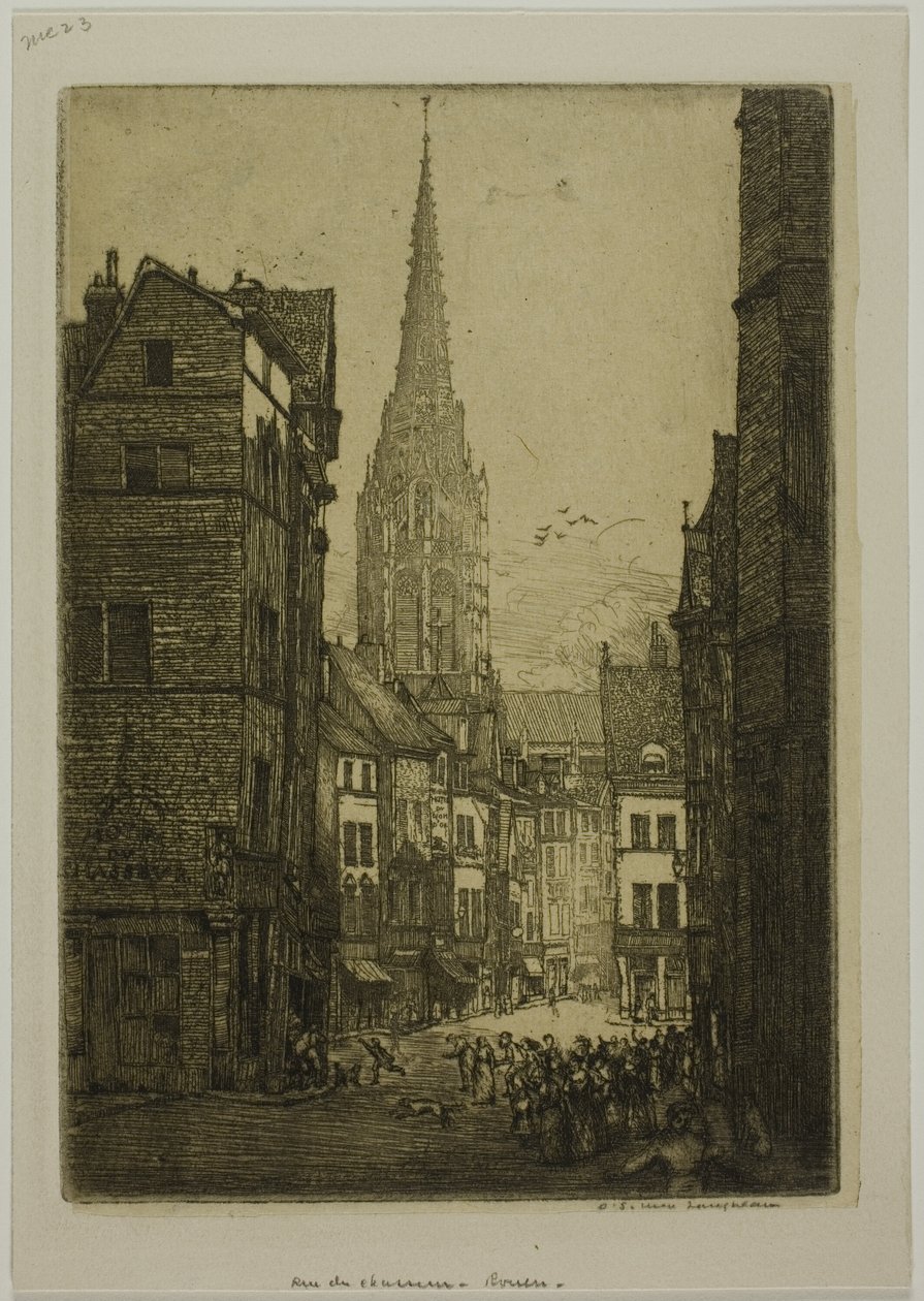 Rue du Chasseur, Rouen da Donald Shaw MacLaughlan