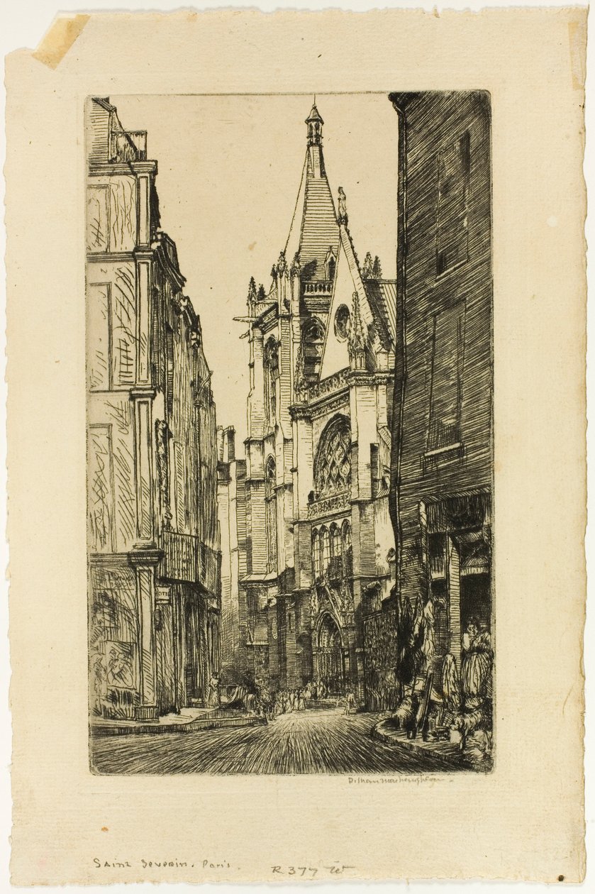 San Séverin, Parigi da Donald Shaw MacLaughlan