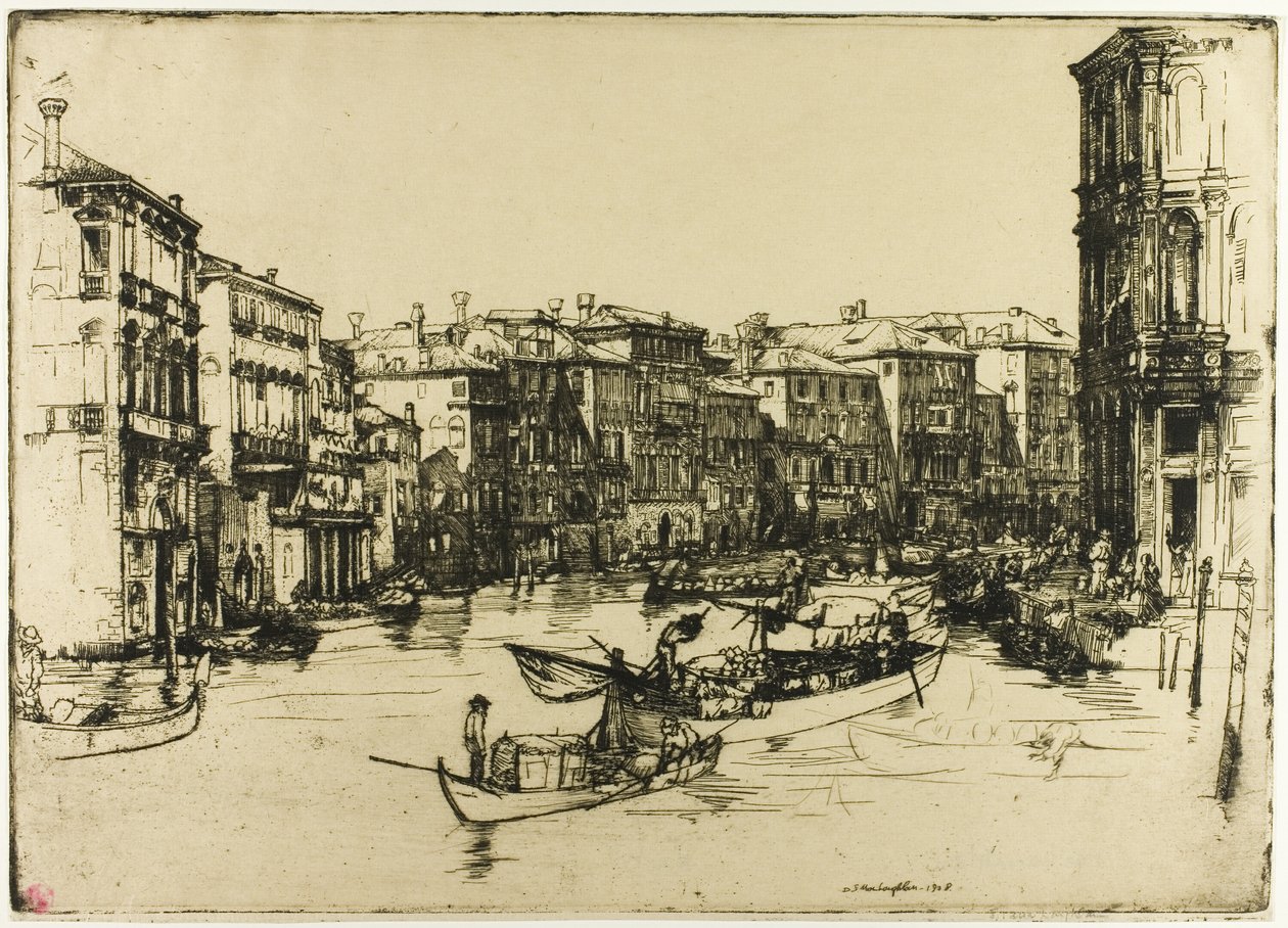 Il Mercato, Venezia da Donald Shaw MacLaughlan