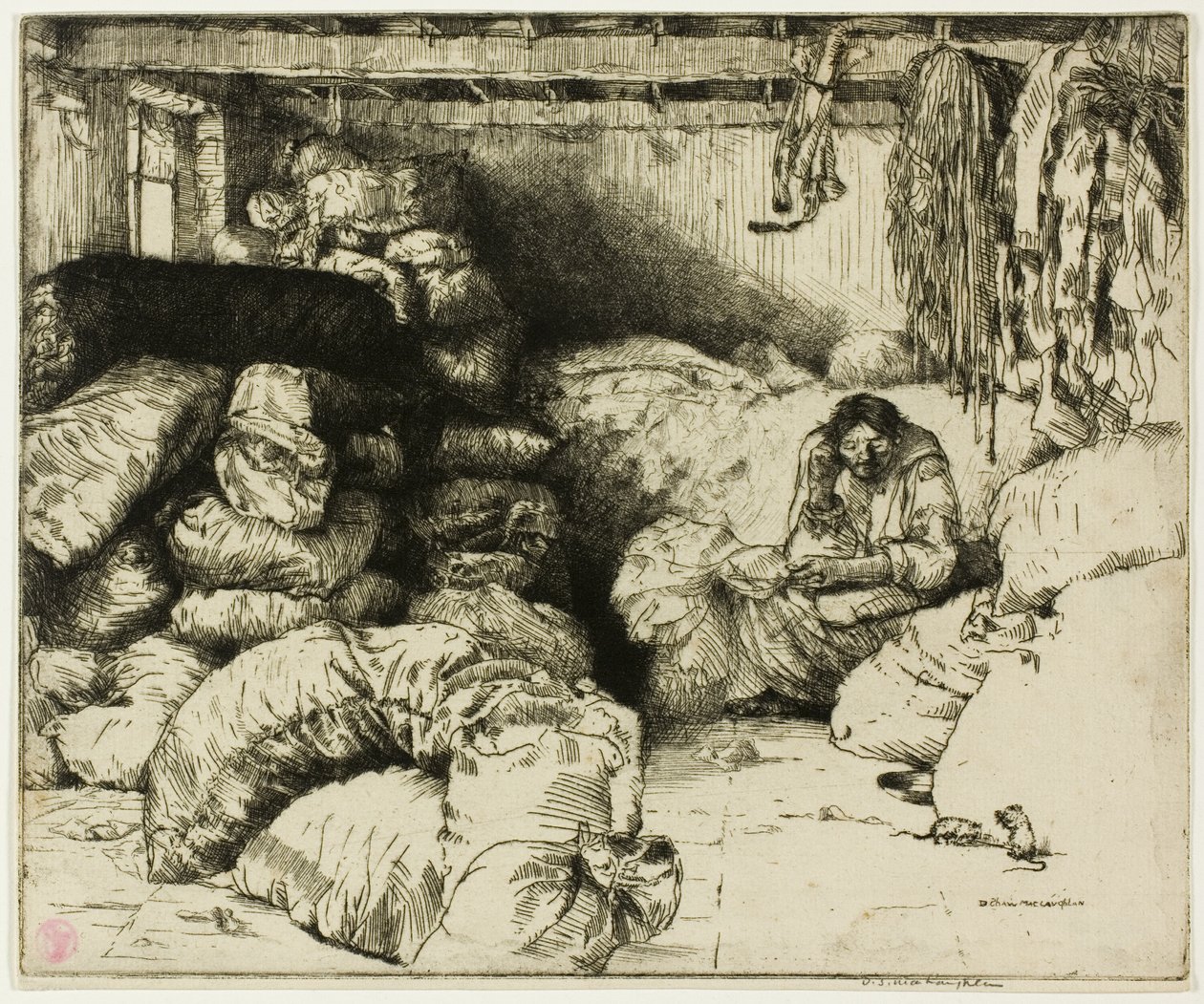 Il venditore di stracci addormentato da Donald Shaw MacLaughlan