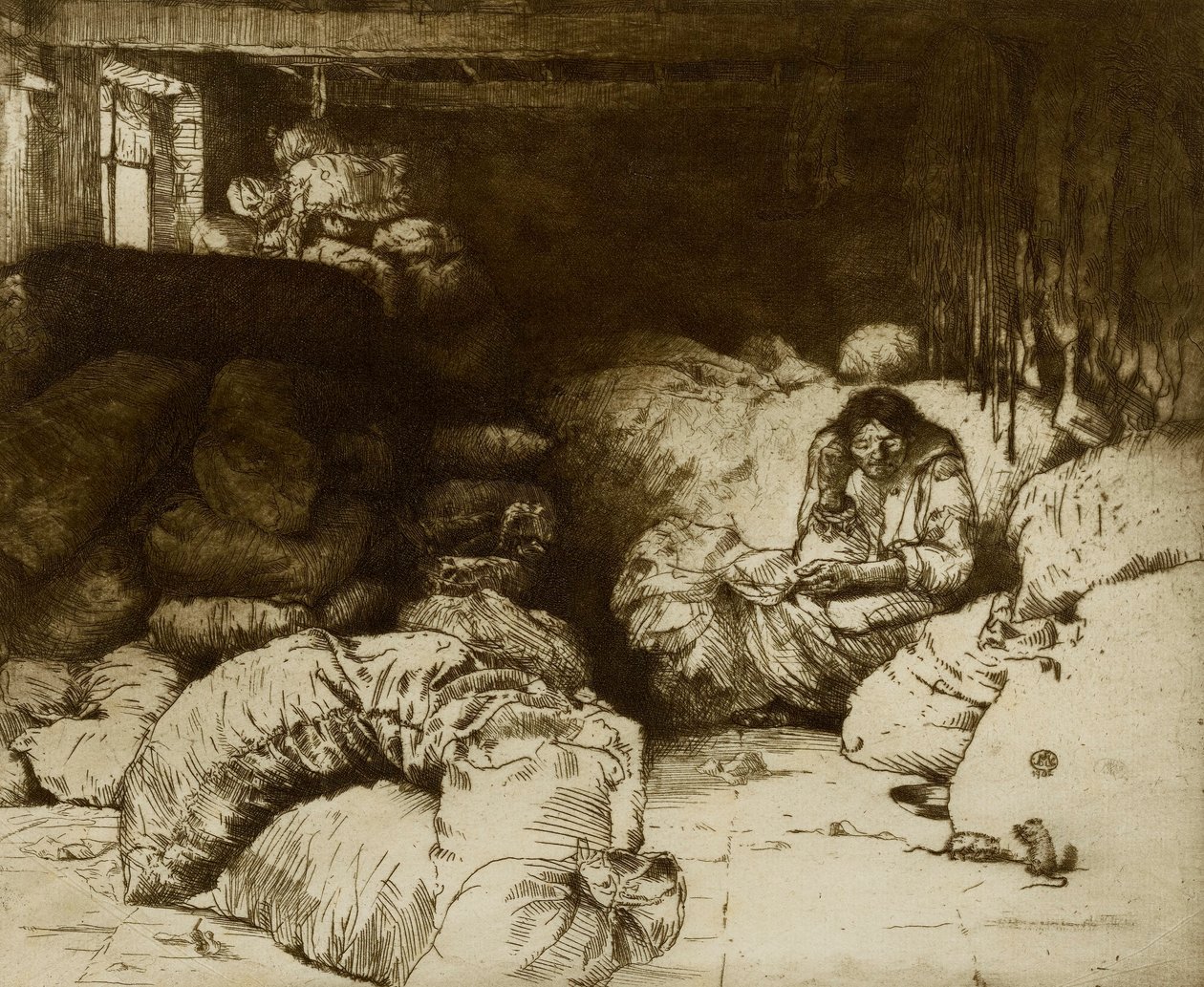Il venditore di stracci addormentato da Donald Shaw MacLaughlan