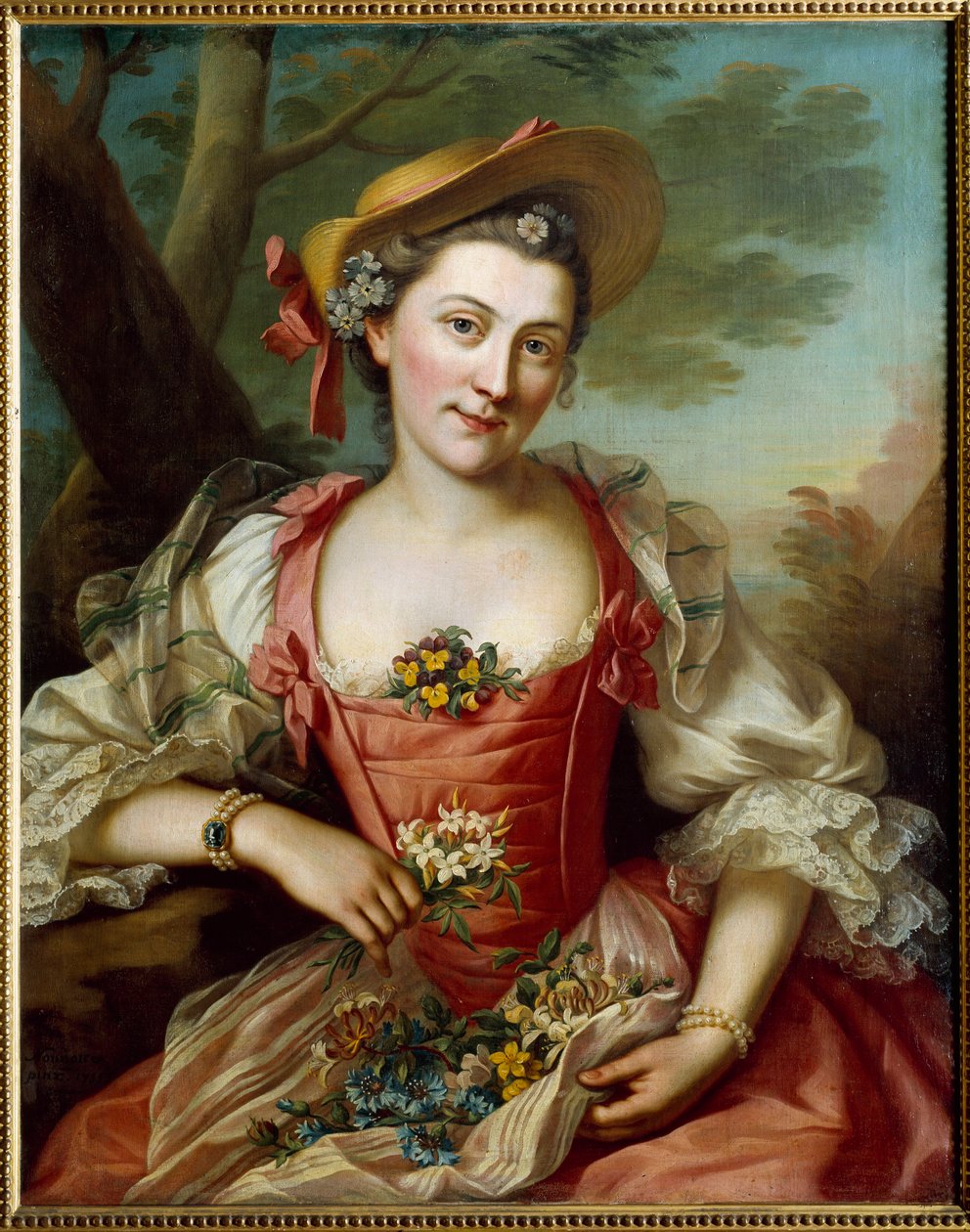 Ritratto di donna da Donat Nonotte