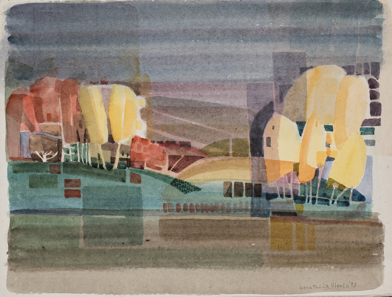 Paesaggio astratto da Donatella Merlo