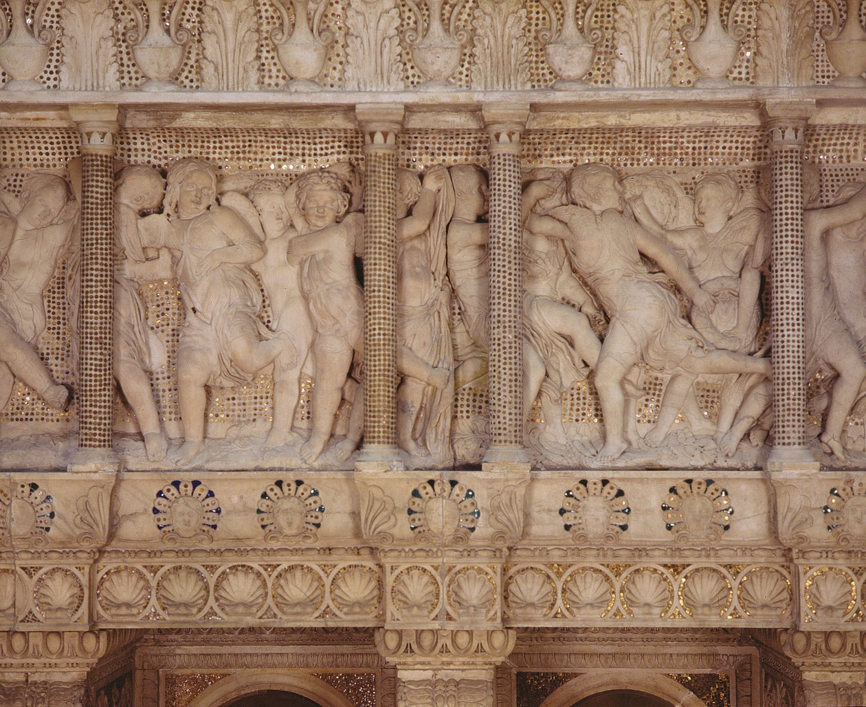 (dettaglio) dalla Cantoria, c.1433-38 da Donatello