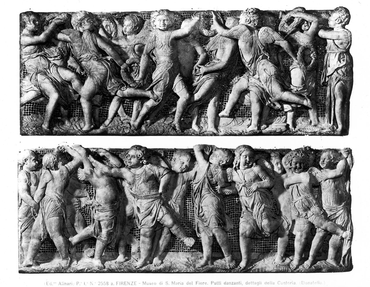 Pannello di Putti danzanti, dalla Cantoria del Duomo (marmo) da Donatello