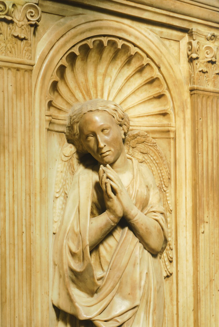 Una delle tre virtù teologali (dettaglio) da Donatello