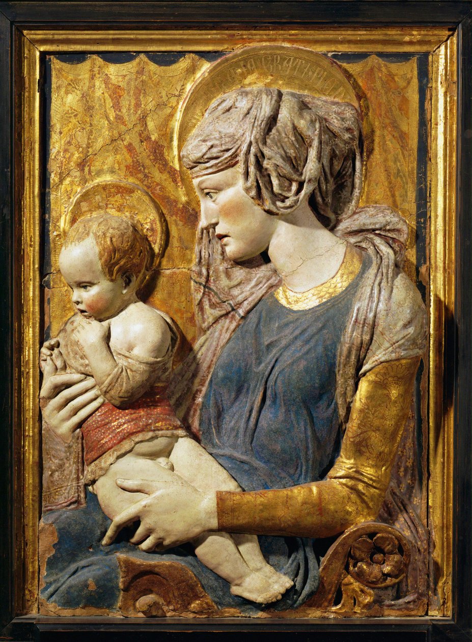 La Vergine e il bambino ... da Donatello