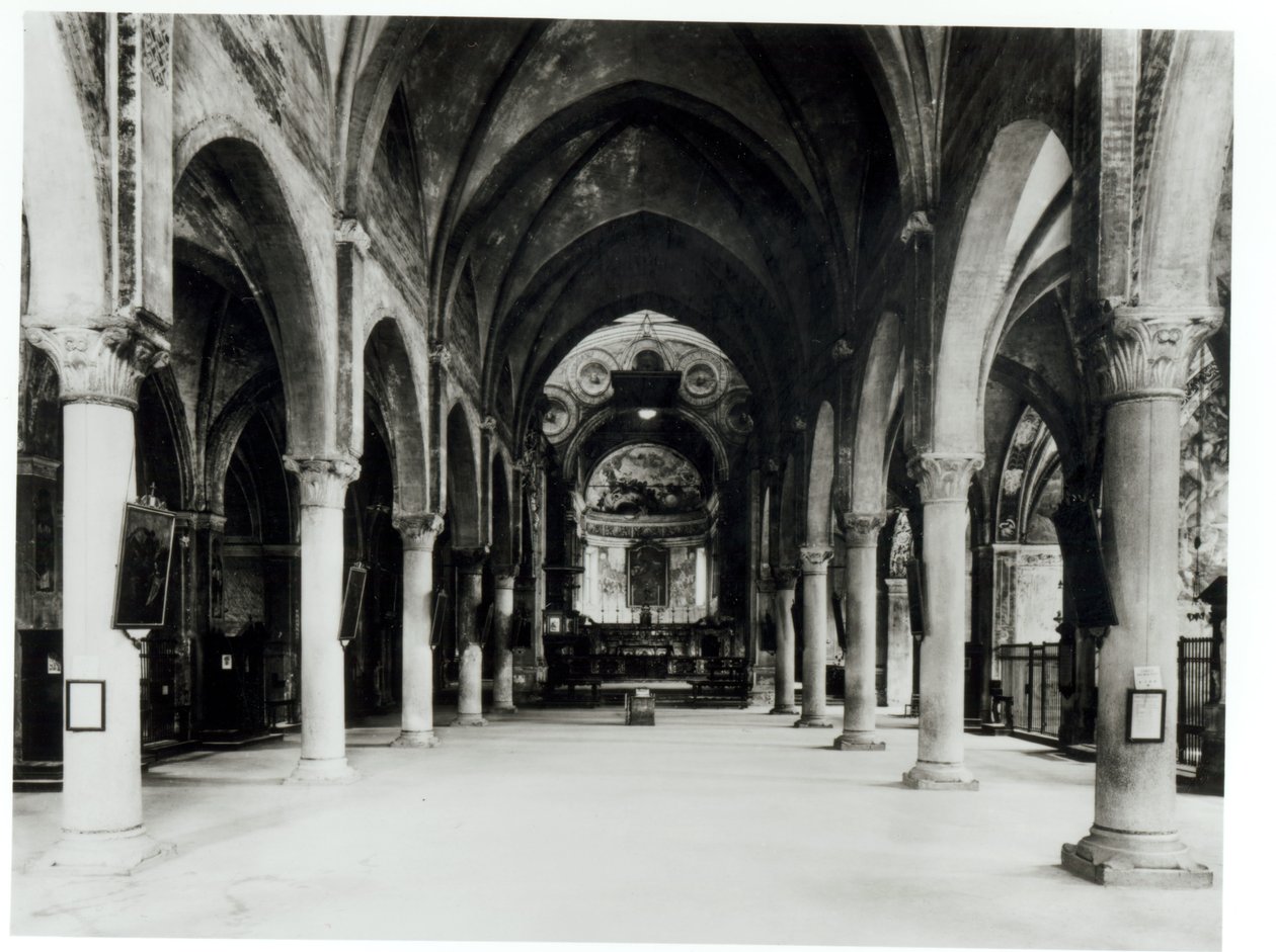 Interno della chiesa da Donato Bramante