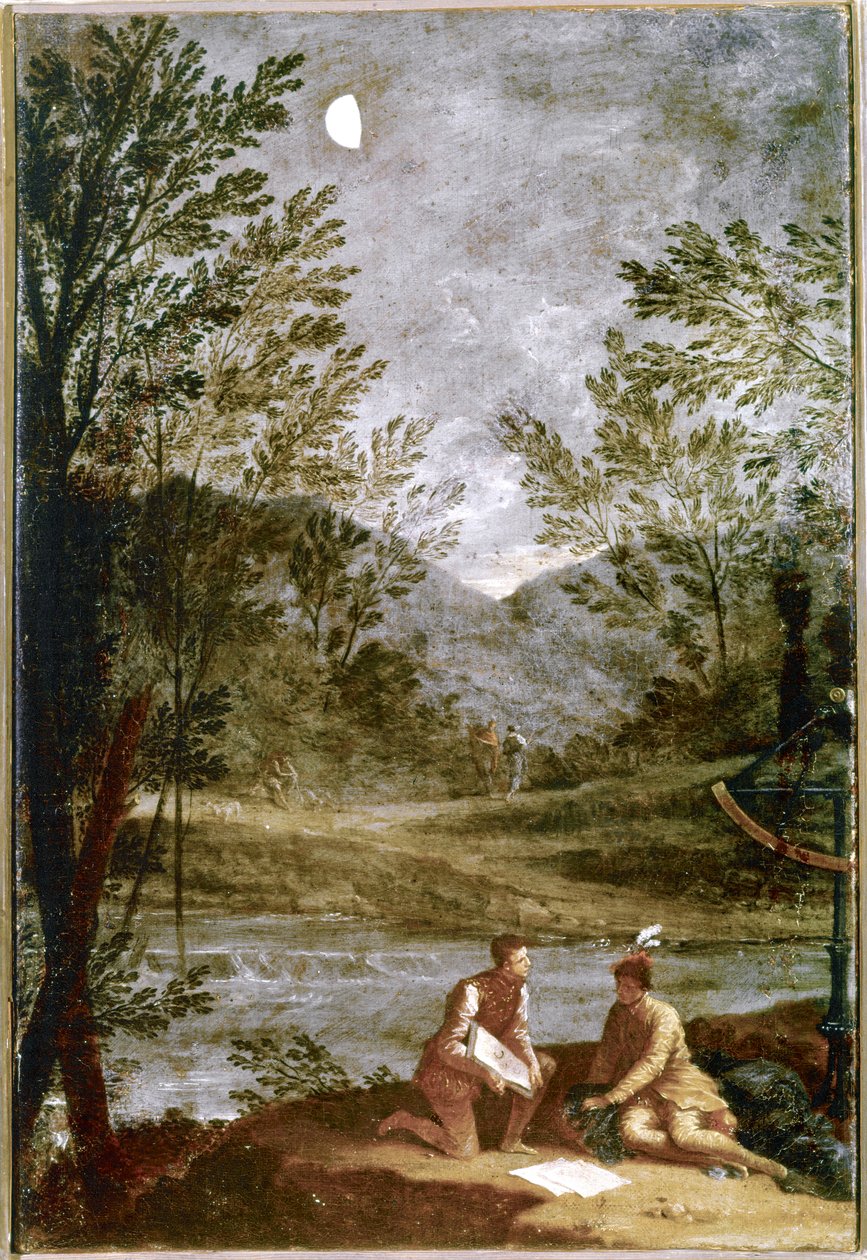 Osservazione astronomica. 1711. (olio su tela) da Donato Creti