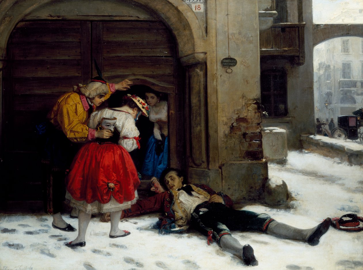 Ritorno dopo una festa notturna da Donenico Scattola