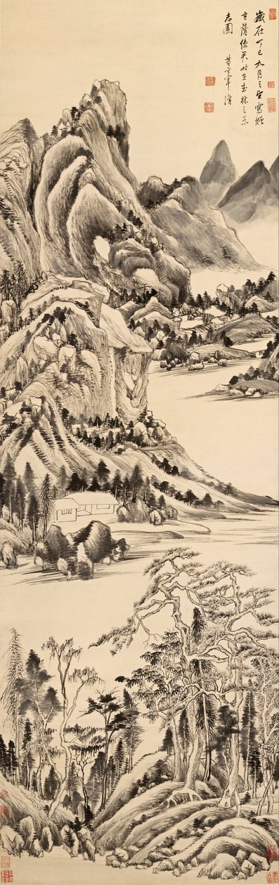 Paesaggio montano da Dong Qichang