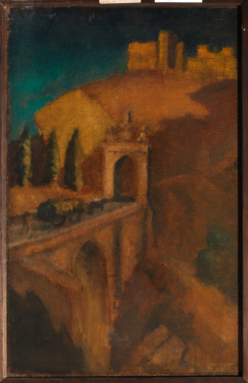 Paesaggio montano con ponte, c.1910 da Dora (attr. to) Carrington
