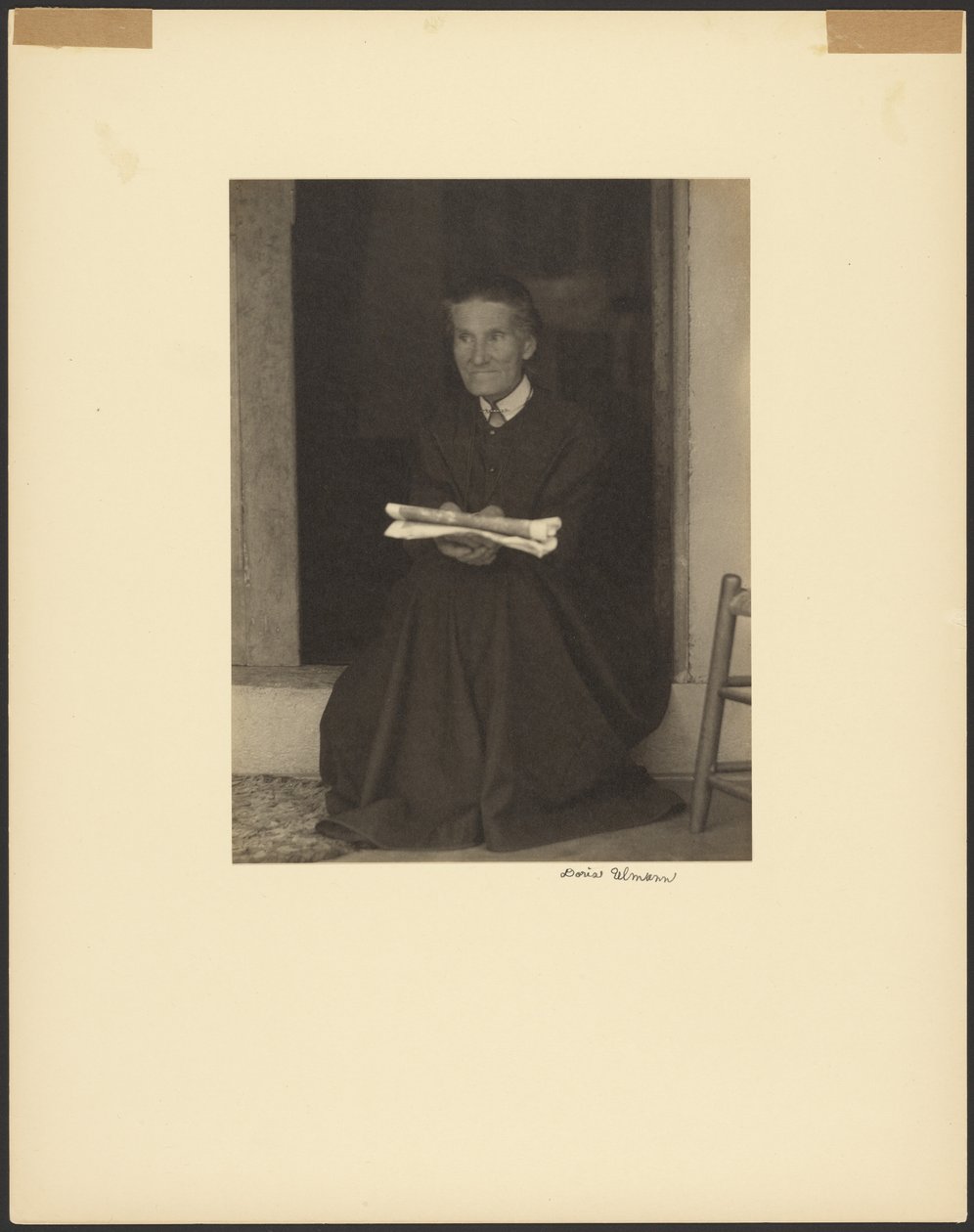 Sorella Sarah, insediamento Shaker, Mt. Lebanon, New York da Doris Ulmann