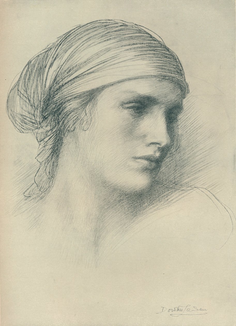 Studio di una testa da Dorothea Landau