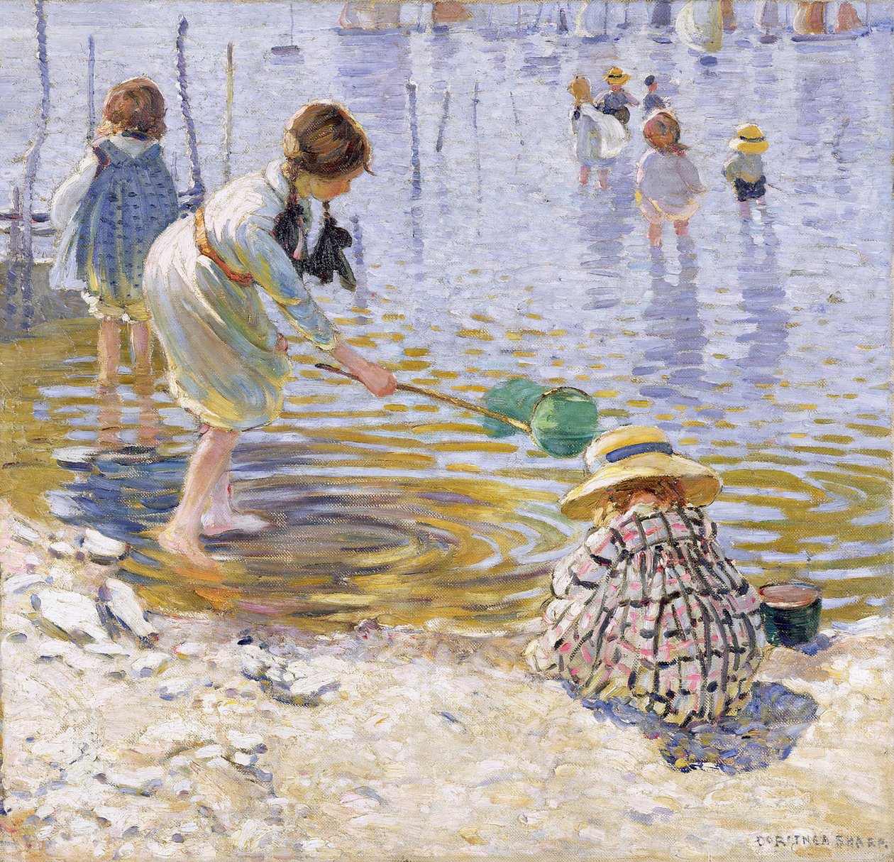 In riva al mare (olio su tela) da Dorothea Sharp