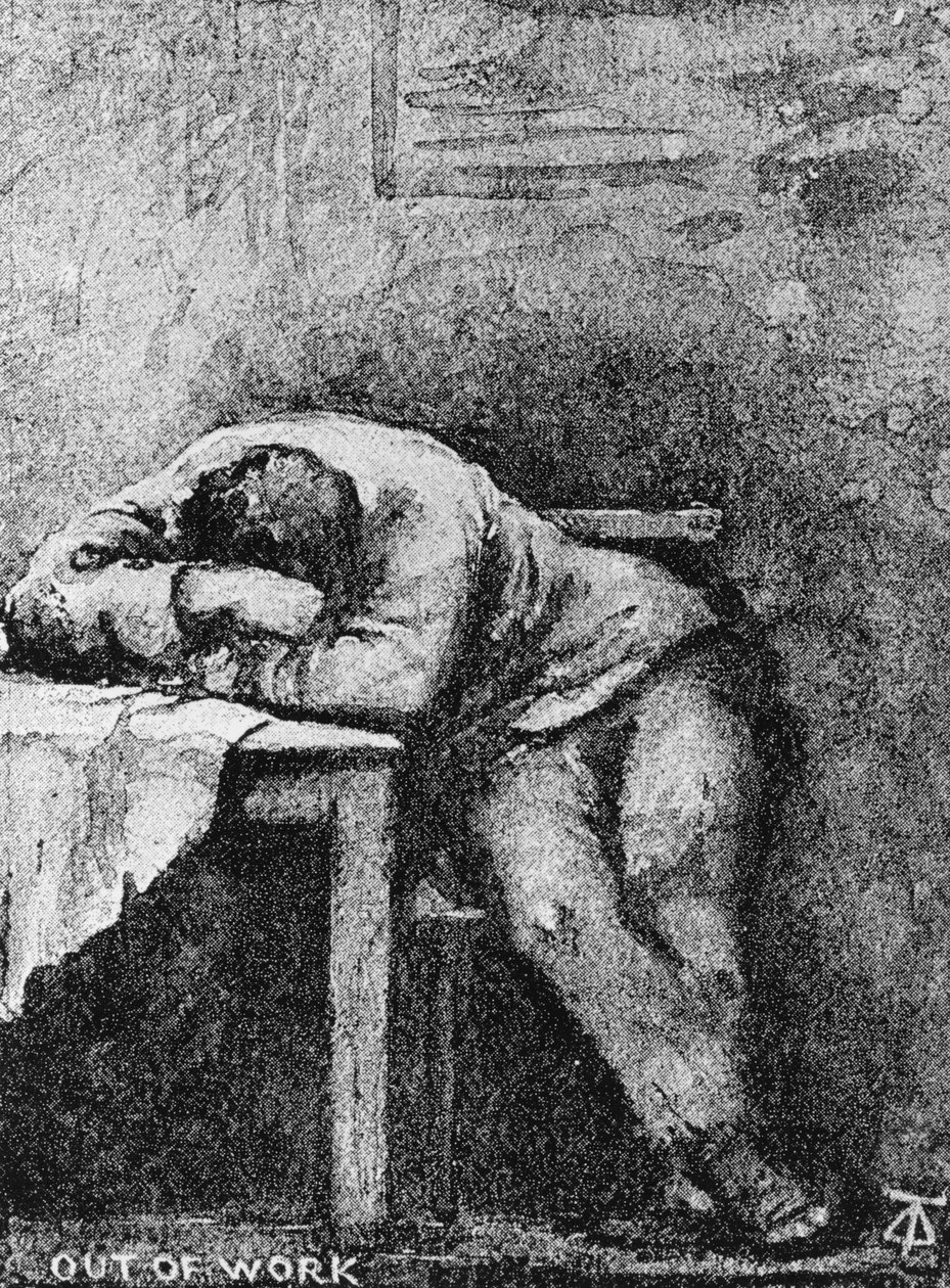 Disoccupato, 1890 da Dorothy Stanley