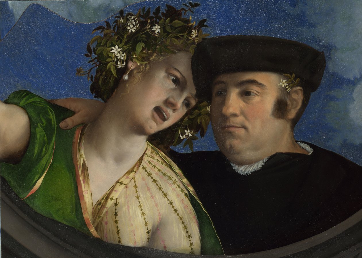 Un Uomo che abbraccia una Donna, ca 1524 da Dosso Dossi