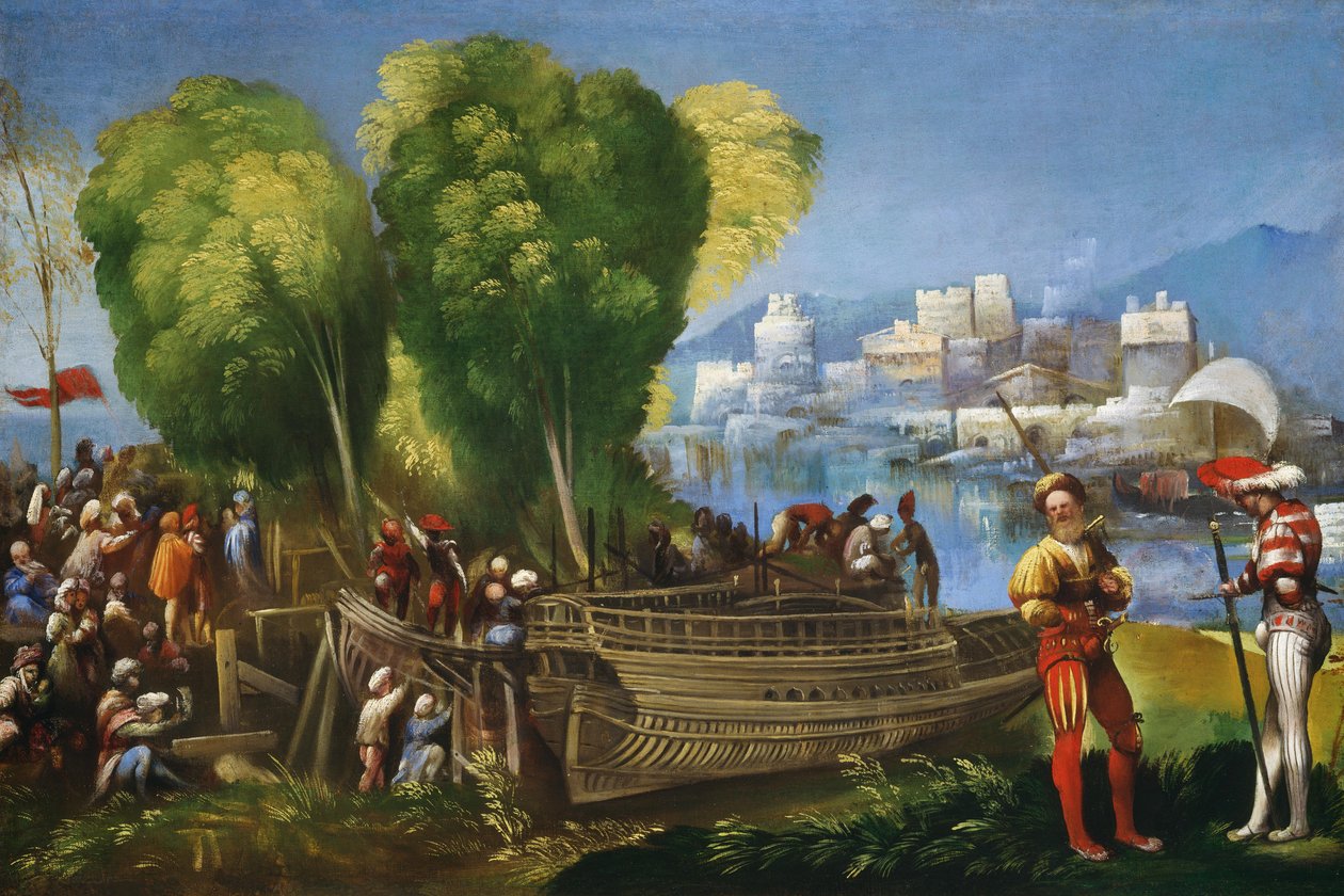 Enea e Acate sulle coste libiche da Dosso Dossi