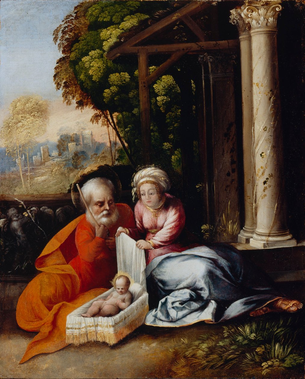 La Sacra Famiglia da Dosso Dossi