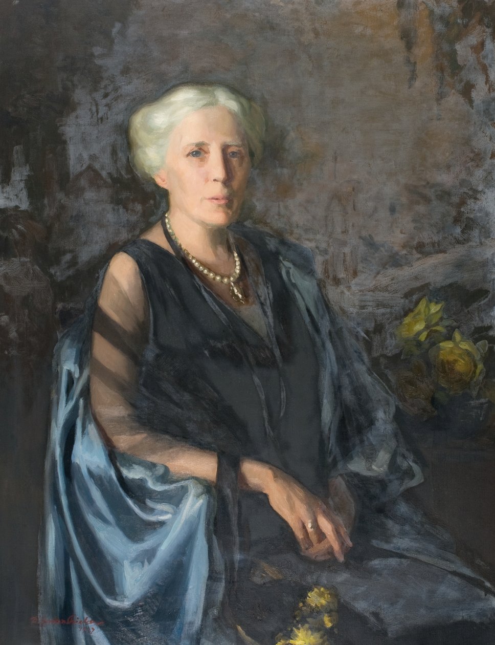 La Signora con il Mantello Blu da Douglas Gordon Shields