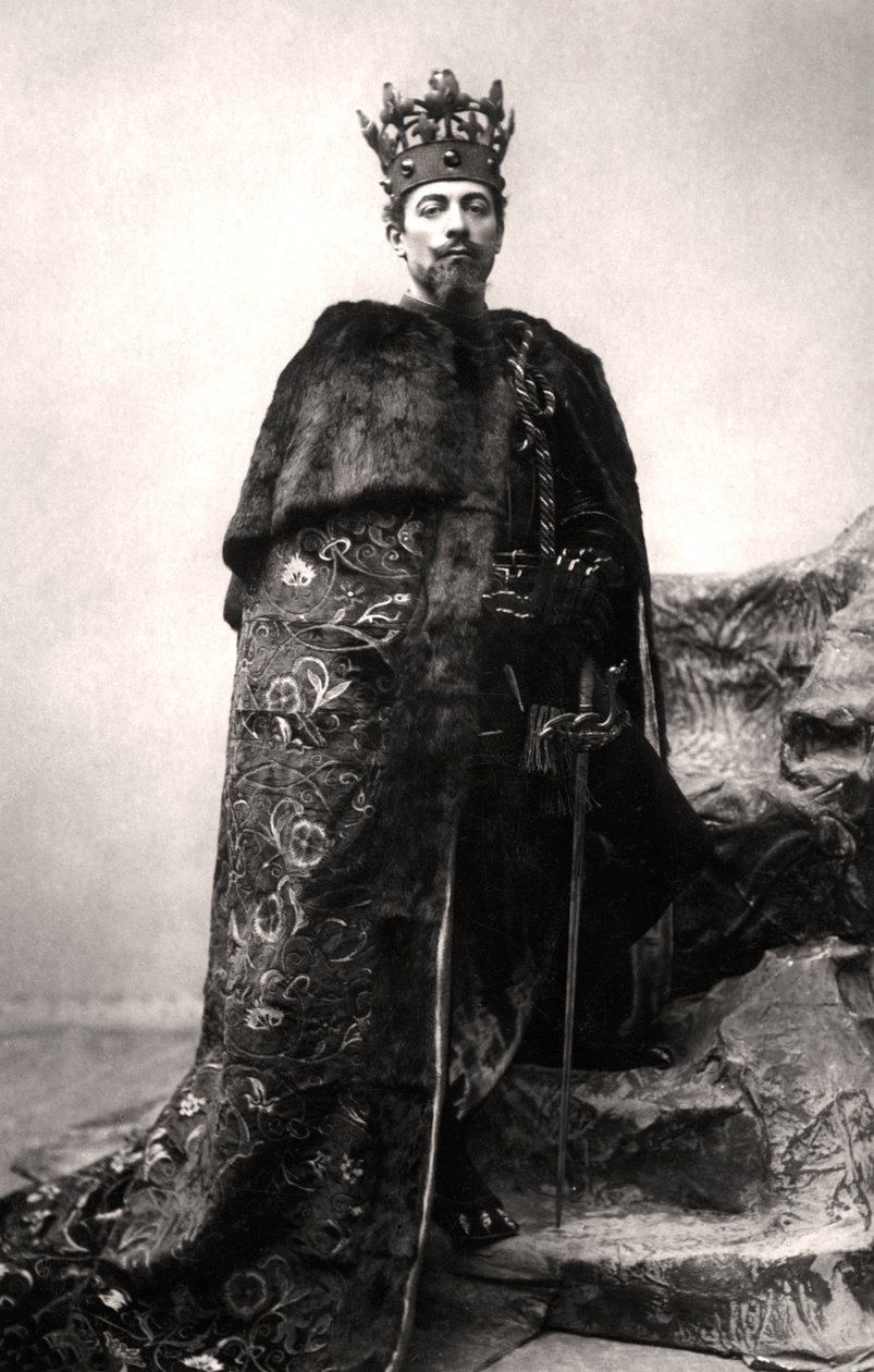Lewis Waller, attore e direttore teatrale inglese, 1906 da Dover Street Studios